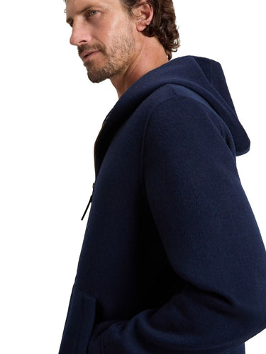 Giacche Uomo Woolrich - Giacca Double Wool Hooded - Blu