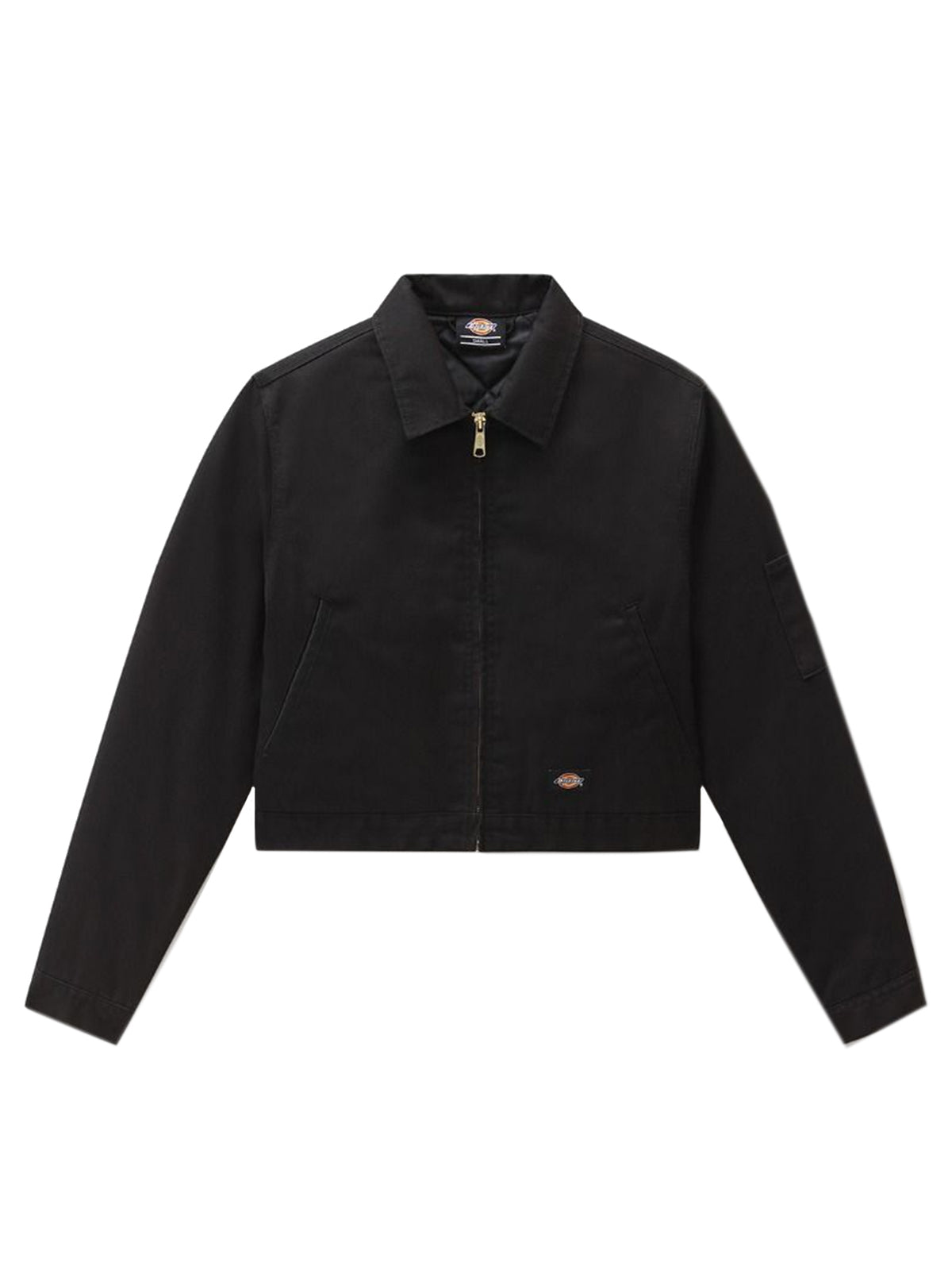Giacche Donna Dickies - Cropped Lined Eisenhower - Nero