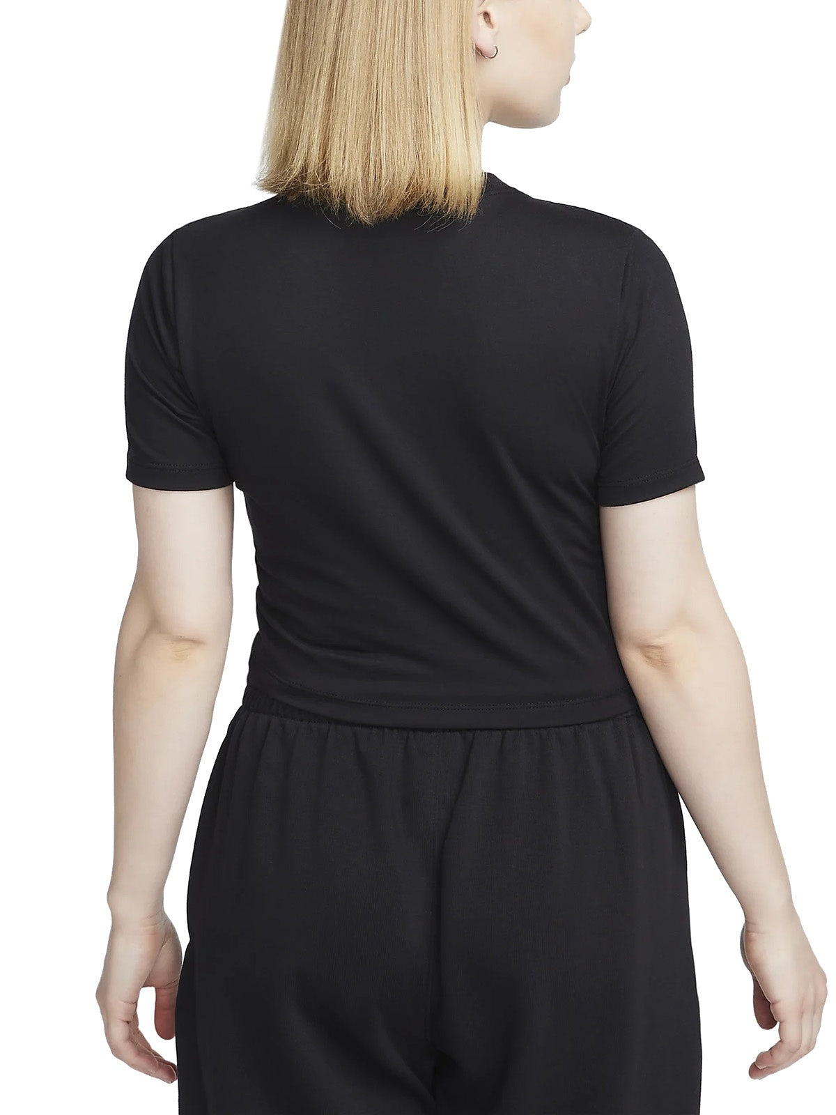 T-shirt Donna Nike - T-Shirt Corta Slim Fit Sportswear Essential - Nero