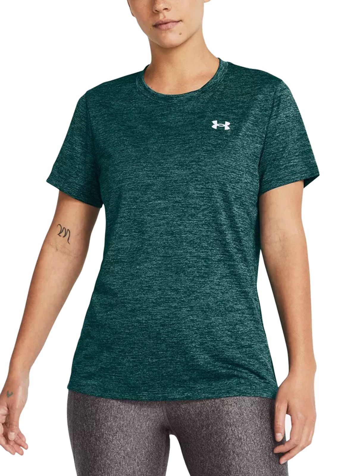 T-shirt Donna Under Armour - Maglia A Maniche Corte Ua Tech™ Twist - Verde