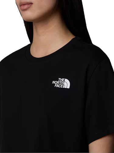 T-shirt Donna The North Face - W's Simple Dome Cropped Slim Tee - Nero