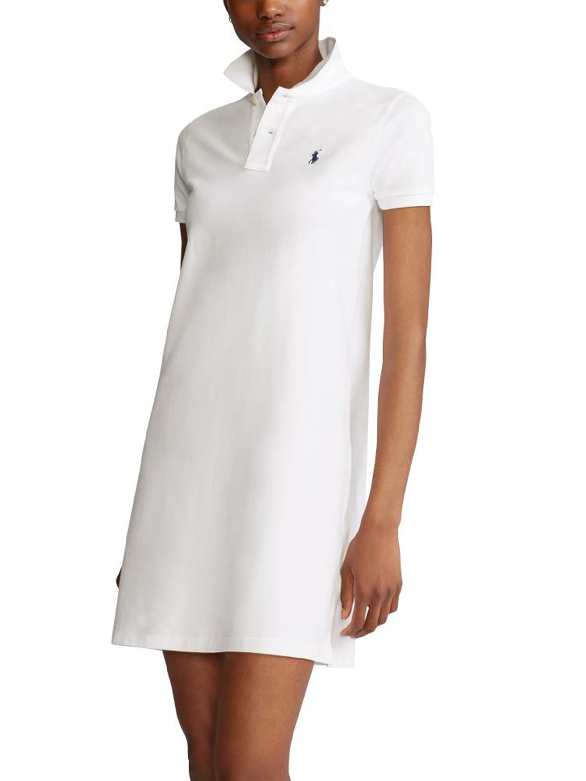 Vestiti casual Donna Ralph Lauren - Abito Polo In Piqué Di Cotone - Bianco