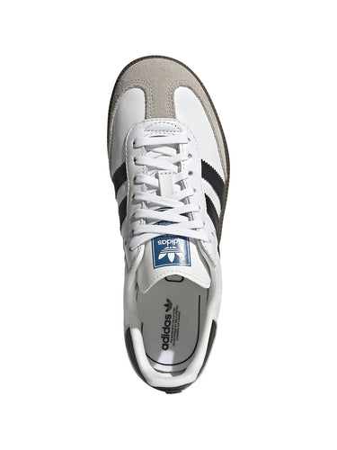 Sneaker Ragazzi Unisex Adidas - Samba Og Kids - Bianco