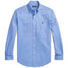 Camicie casual Uomo Ralph Lauren - Custom Fit Stretch Poplin Shirt - Celeste
