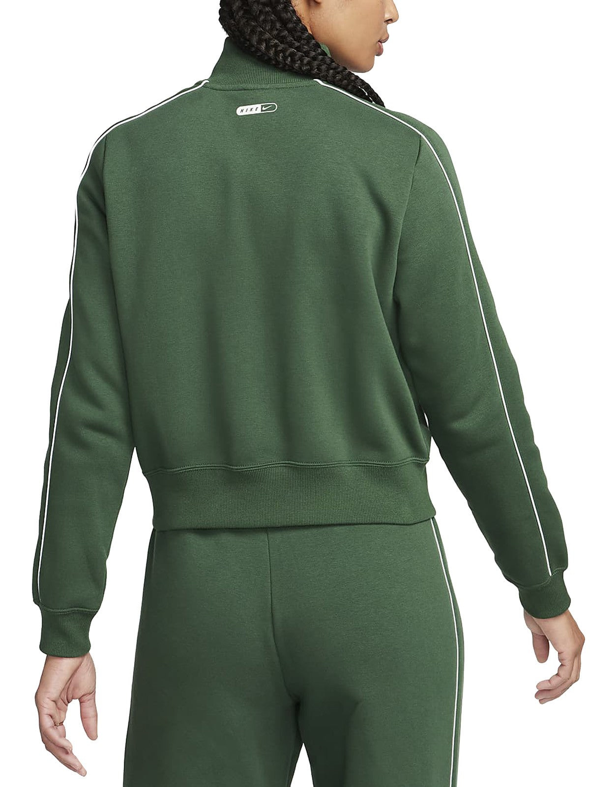 Felpe senza cappuccio Donna Nike - Sportswear Fleece Tracktop - Verde