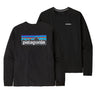Maglie a manica lunga Uomo Patagonia - Long-Sleeved P-6 Logo Responsibili-Tee® - Nero