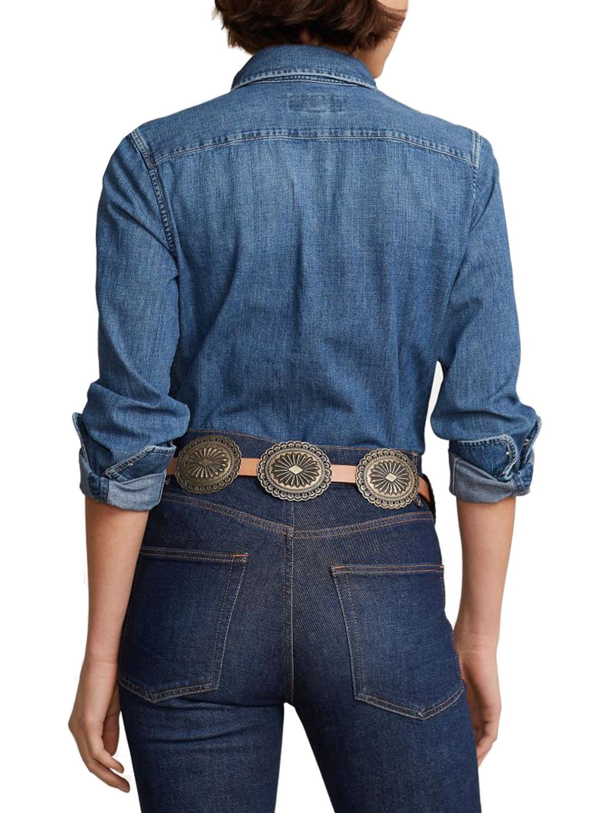 Bluse e camicie Donna Ralph Lauren - Classic Slim Fit Denim Shirt - Blu