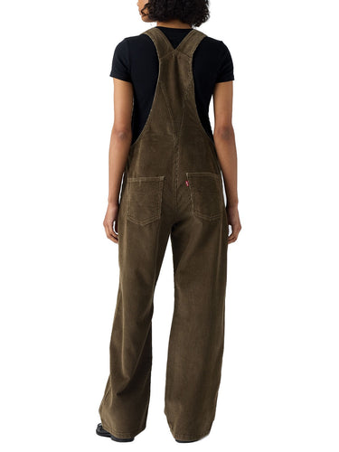 Salopette Donna Levi's - Salopette Canteen Corduroy Baggy Overalls - Marrone