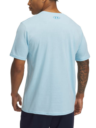 T-shirt Uomo Under Armour - Maglia A Maniche Corte Ua Boxed - Celeste