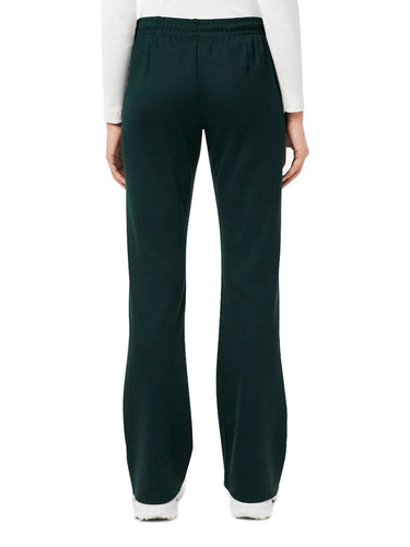 Pantaloni Donna Lacoste - Pantaloni Felpati Taglio Svasato Donna - Verde