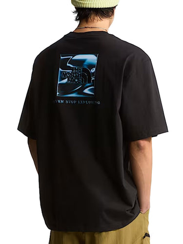 T-shirt Uomo The North Face - T-Shirt Liquid Nse Box Oversize - Nero