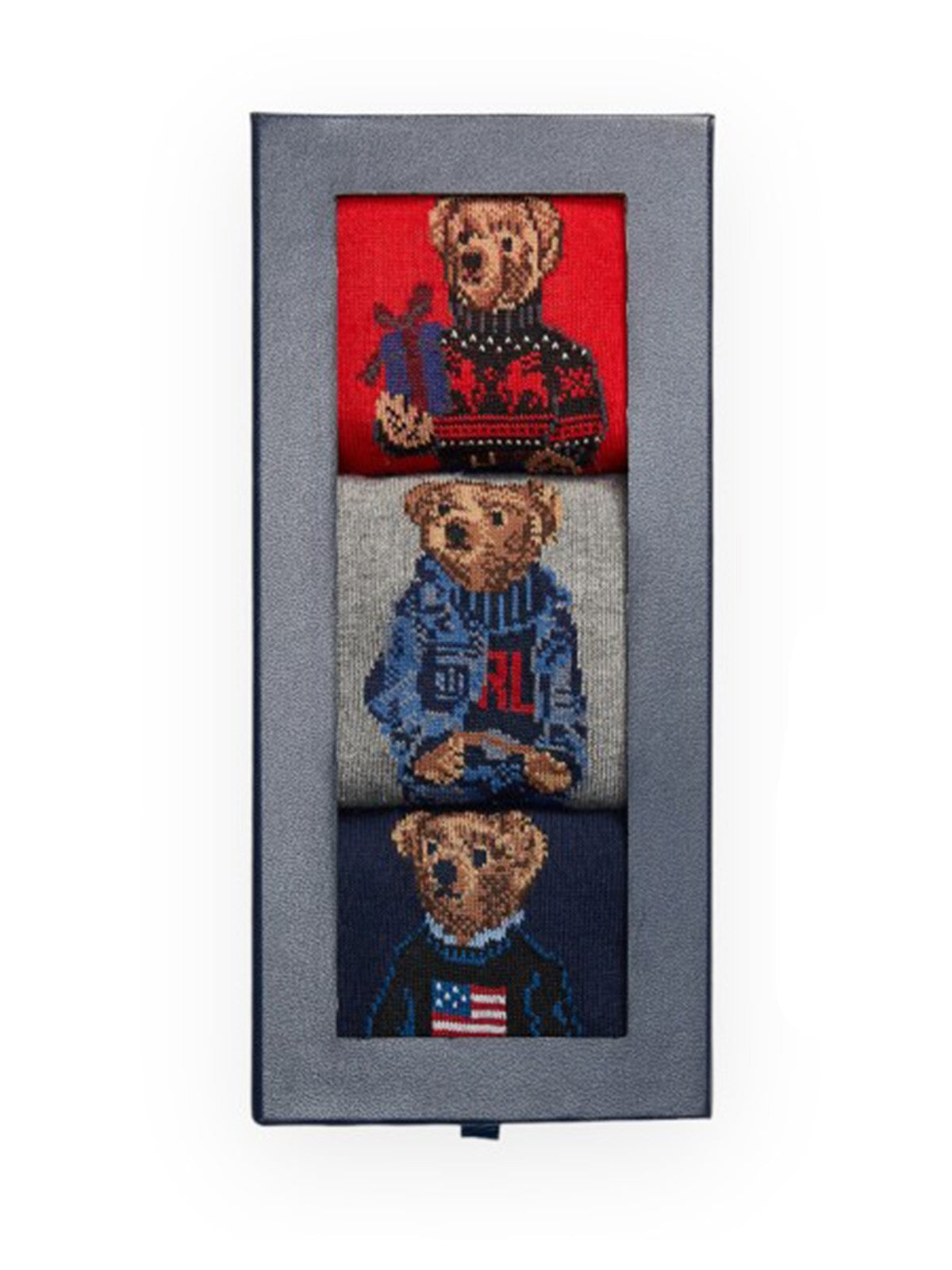 Calze Uomo Ralph Lauren - Crew Sock Gift Box 4 - Multicolore