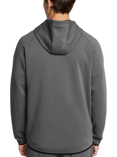 Felpe Uomo Under Armour - Felpa Con Cappuccio Ua Unstoppable Fleece Full-Zip - Grigio
