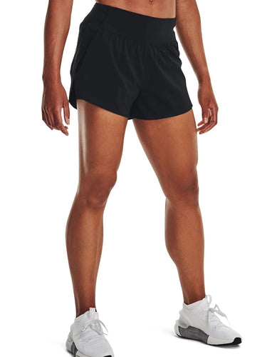 Pantaloncini Donna Under Armour - Shorts Ua Flex Woven 2-In-1 - Nero