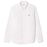 Camicie casual Uomo Lacoste - Camicia In Cotone Di Alta Qualità Regular Fit - Bianco