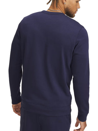 Maglie a manica lunga Uomo Under Armour - Maglia Ua Rival Terry Logo Crew - Blu