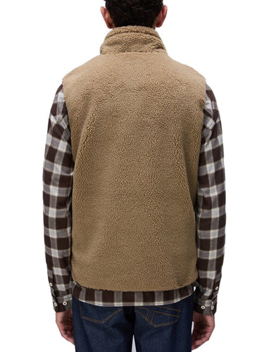 Gilet Uomo Napapijri - Gilet In Pile Yupik - Marrone