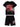 Tute a manica corta Ragazzo Jordan - Home And Away Short Set - Nero