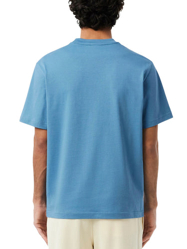 T-shirt Uomo Lacoste - T-Shirt In Cotone - Celeste