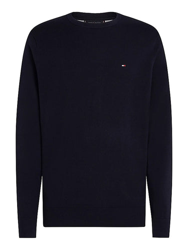 Maglioni Uomo Tommy Hilfiger - Pullover Essential Crew Neck - Blu