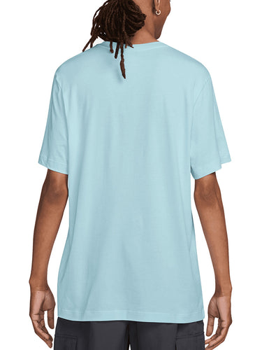 T-shirt Uomo Nike - T-Shirt Con Logo Multicolor - Celeste