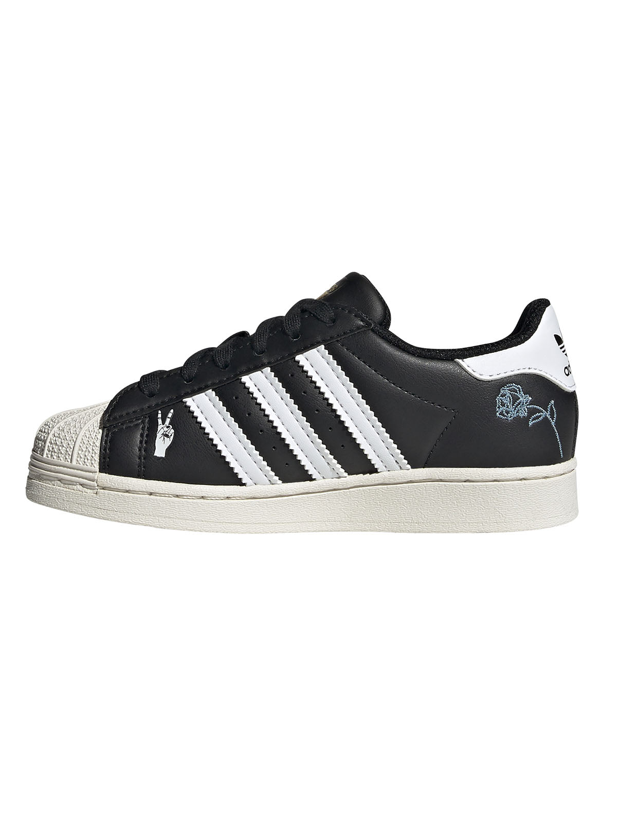 Sneaker Boys Unisex Adidas - Adidas Superstar C - Black