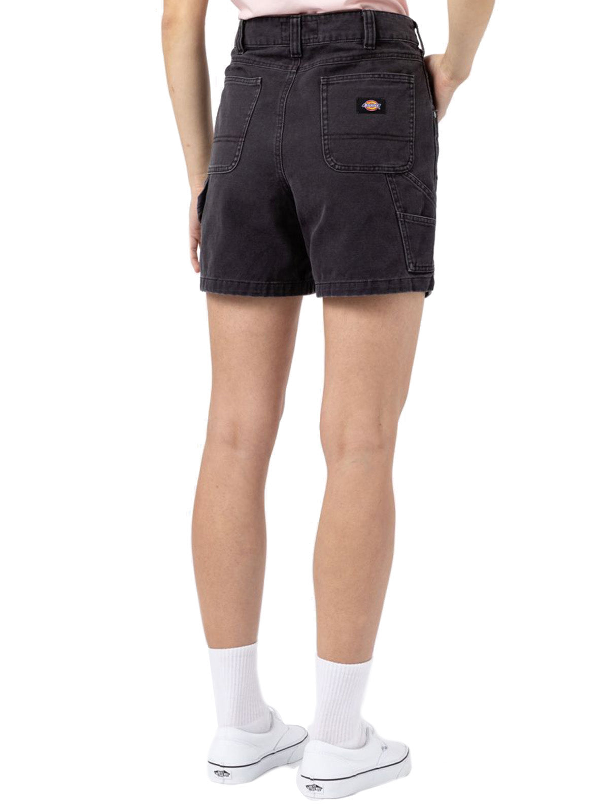 Bermuda Donna Dickies - Dickies Duck Canvas Carpenter Short - Nero