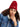 Berretti in maglia Unisex Levi's - Red Batwing Embroidered Beanie - Bordeaux