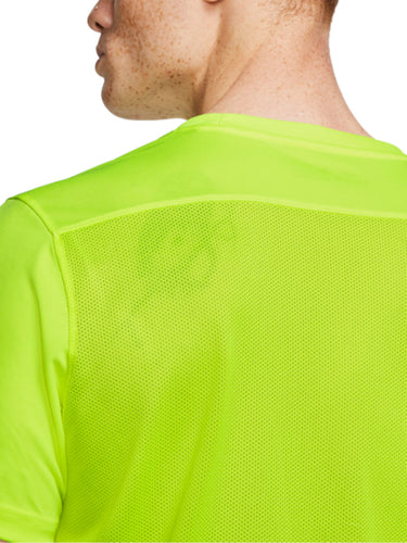 Nike Men's T-Shirt - Park Vii Tech Jersey T-Shirt - Yellow