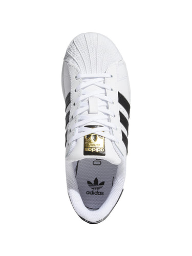 Sneaker Bambini Unisex Adidas - Adidas Superstar C - Bianco