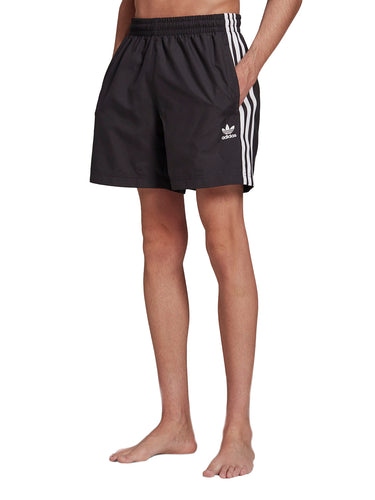 Pantaloncini e calzoncini Uomo Adidas - Adicolor Classics 3-Stripes Swim Shorts - Grigio