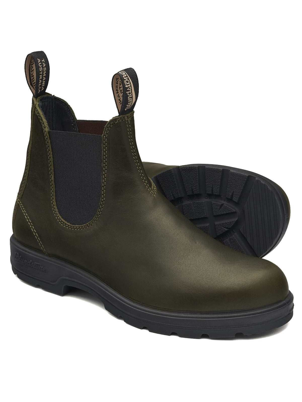 Blundstone Men's Boots - 2052 Lined Elastic Sided Boot - Green