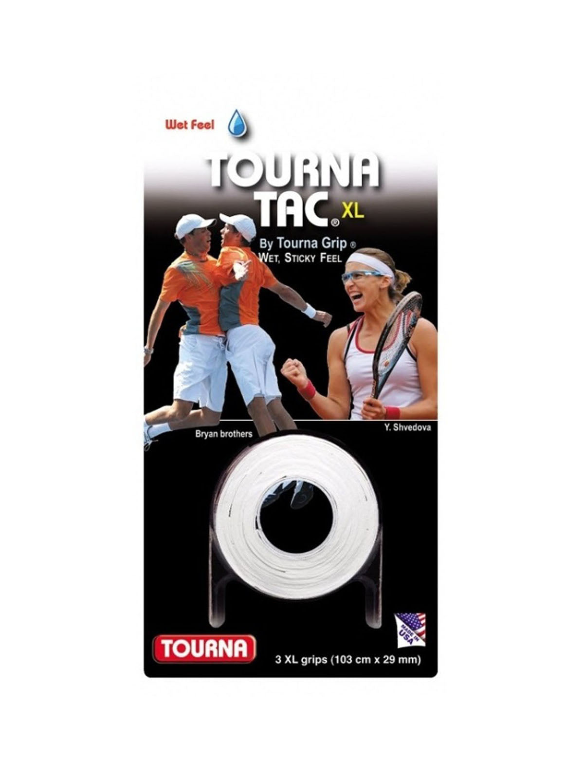 Tourna Unisex Grips - Tourna Tac XL - White