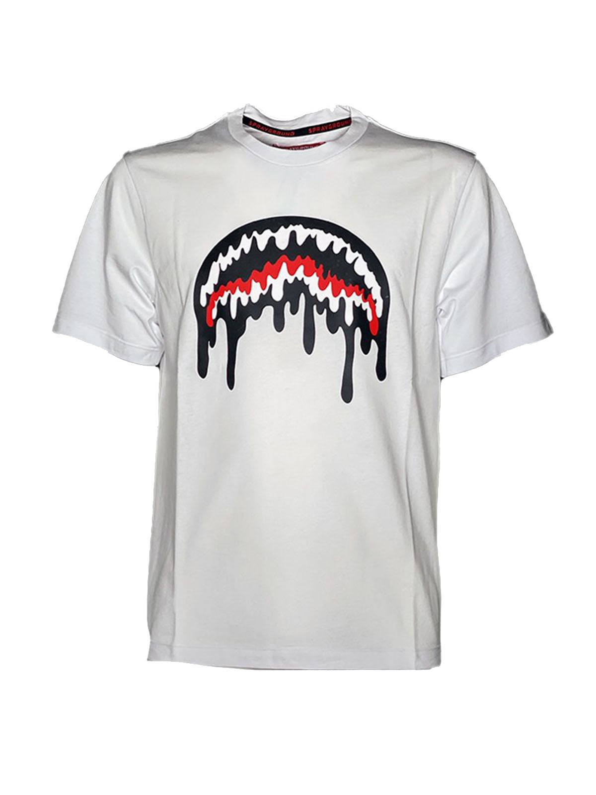 Sprayground Man T-Shirt - Loose Smooth T-Shirt - White