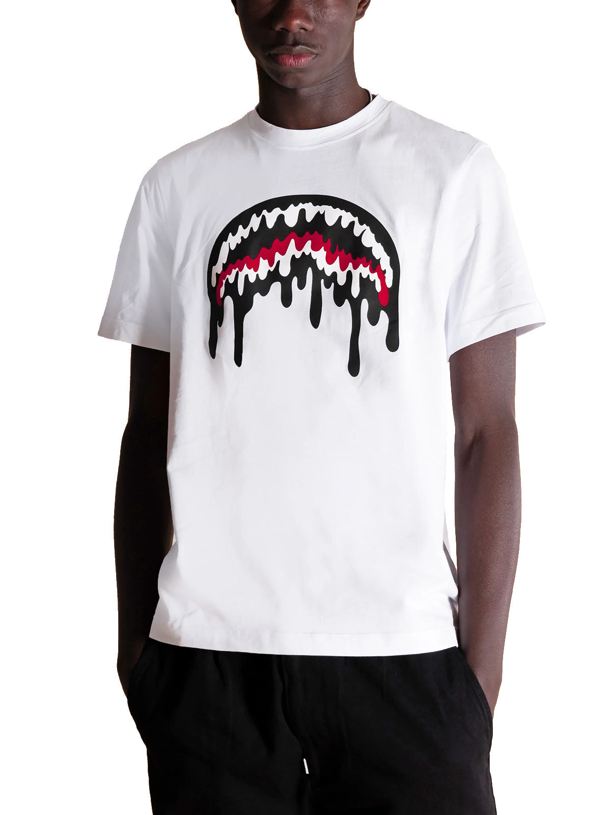 T-shirt Uomo Sprayground - Loose Smooth T-Shirt - Bianco