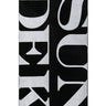 Teli mare Unisex Sundek - Telo Mare In Spugna Con Maxi Logo - Nero