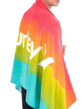 Teli mare Uomo Hurley - Tie Dye Gradient Red Towel - Rosso