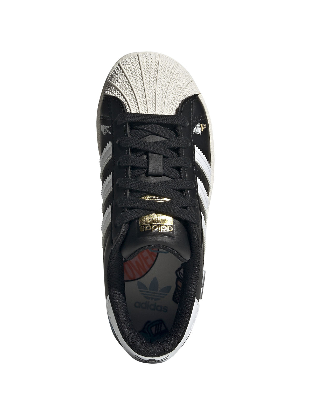 Sneaker Ragazzi Unisex Adidas - Adidas Superstar C - Nero