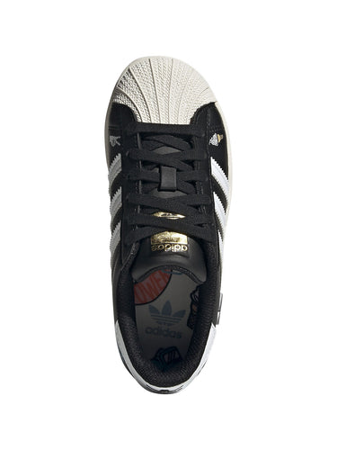 Sneaker Ragazzi Unisex Adidas - Adidas Superstar C - Nero