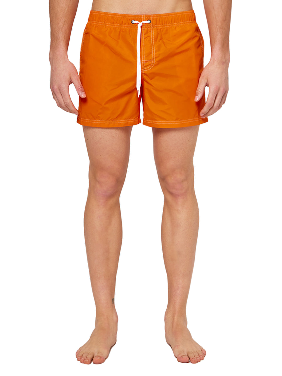 Pantaloncini e calzoncini Uomo Sundek - Costume Da Bagno Vita Elasticata Iconic Taffeta - Arancione