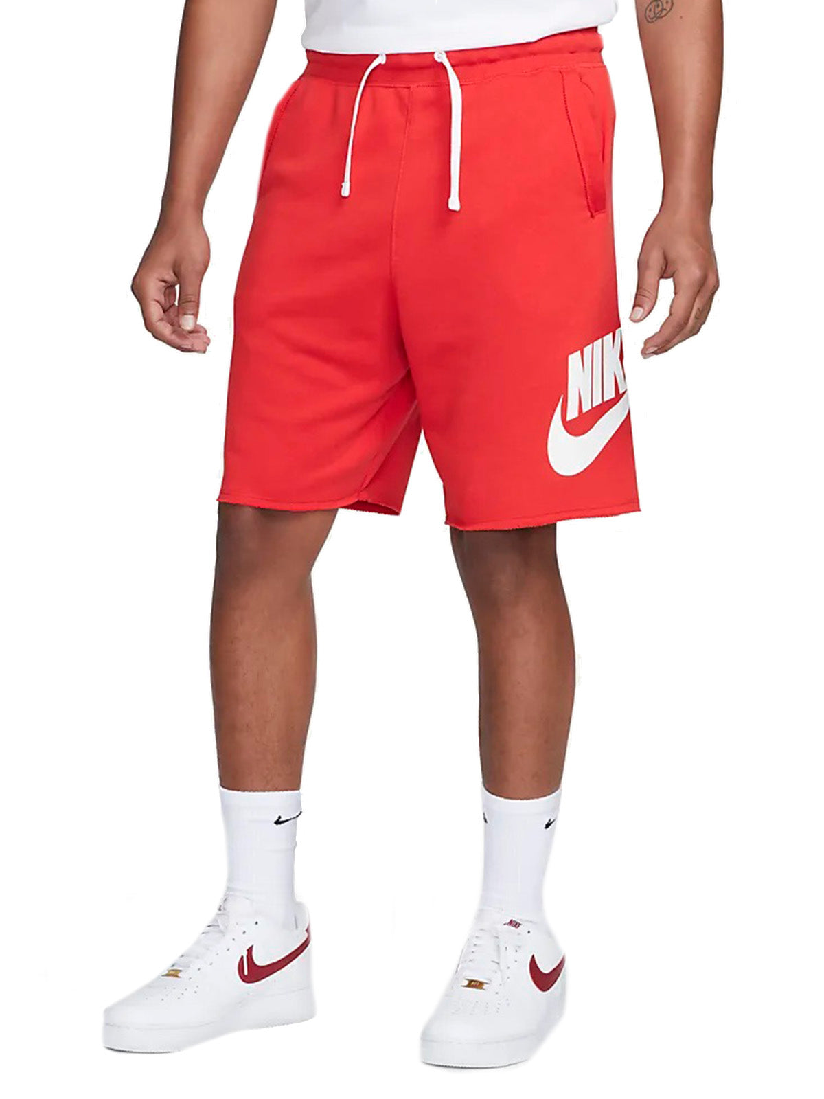 Nike Men's Bermuda - Nike Club Alumni Hbr French Terry Short - Red