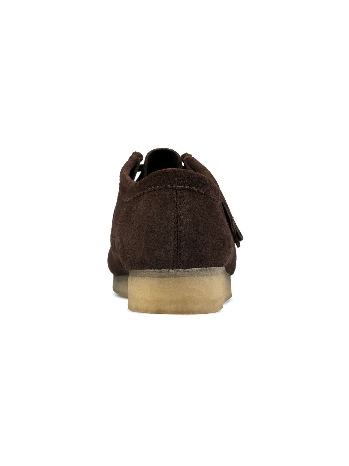 Clarks Unisex Flat Lace Up Shoes - Clarks Wallabee - Brown