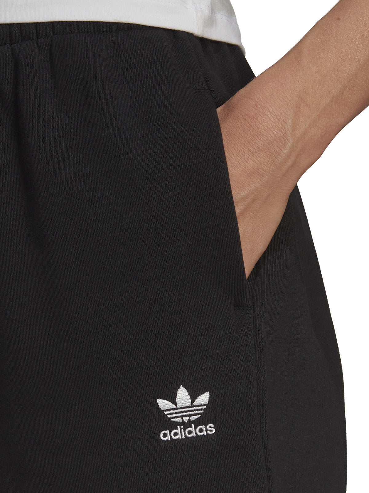 Bermuda Donna Adidas - Adicolor Essentials French Terry Short - Nero