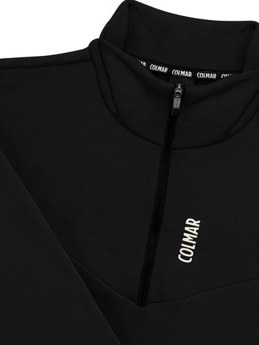 Maglie e pile Donna Colmar - Felpa Da Sci In Pile Stretch A Mezza Zip - Nero