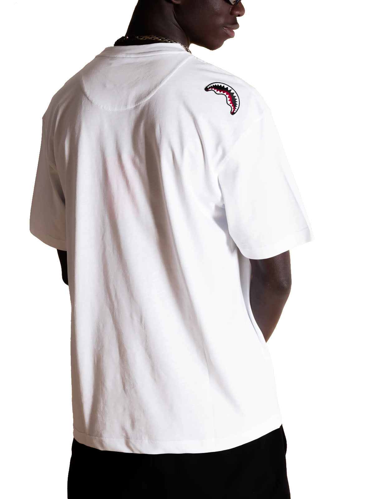 Sprayground Men's T-Shirt - Be Rich T-Shirt - White
