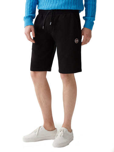 Bermuda Uomo Colmar - Bermuda In Felpa Con Taschino - Nero