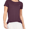 T-shirt Donna Under Armour - Maglia A Manica Corta Heatgear® Armour - Bordeaux