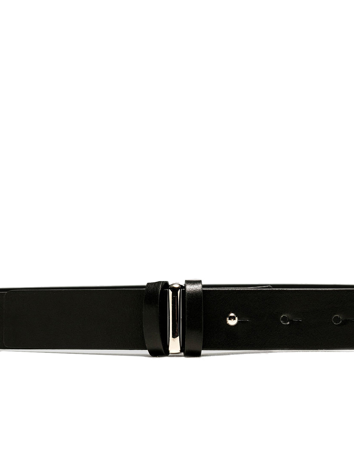 Alpha Studio Women's Belts - Medium Leather Belt - Black