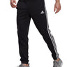 Pantaloni Uomo Adidas - French Terry Tapered 3-Stripes Essentials Pants - Nero